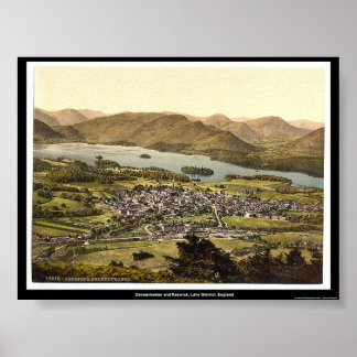Derwentwater en Keswick, Lake District, Engeland Poster