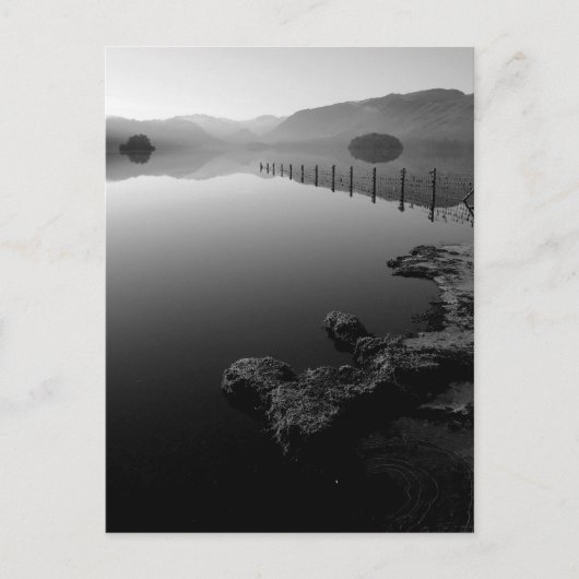 Derwentwater in de winter: Lake District Briefkaart (Voorkant)