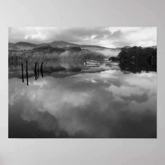 Derwentwater Reflections: Lake District, Cumbria Poster (Voorkant)