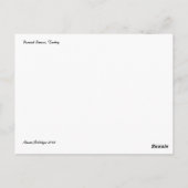 Derwish Danser Briefkaart (Achterkant)