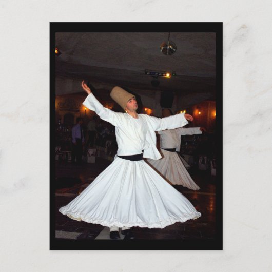 Derwish Danser Briefkaart (Voorkant)
