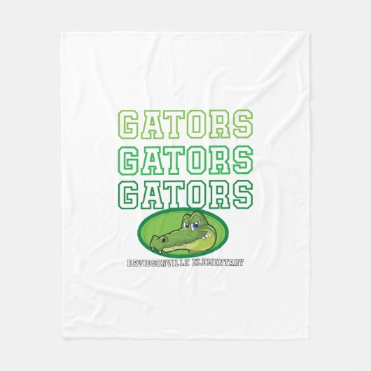 DES Gator Blanket Fleece Deken (Voorkant)