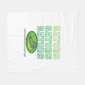 DES Gator Blanket Fleece Deken (Voorkant (Horizontaal))