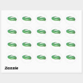 DES Gator-Stickers Ronde Sticker (Vel)