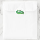 DES Gator-Stickers Ronde Sticker (Tas)