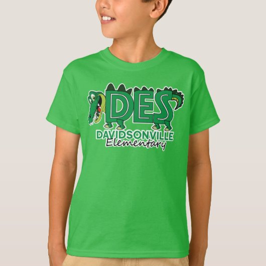 DES - Kinder Shirt voor gatorvistuig (Voorkant)