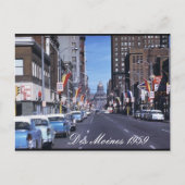 Des Moines 1959 Briefkaart (Voorkant)