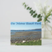 Des Moines Beach Park (tide out) Briefkaart (Staand voorkant)