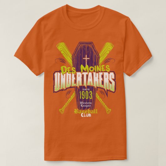 Des Moines begrafenisondernemer T-shirt (Design voorkant)