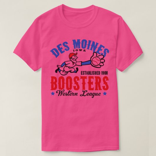 Des Moines Boosters T-shirt (Design voorkant)