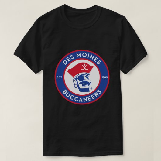Des Moines Buccaneers Classic T-Shirt (Design voorkant)