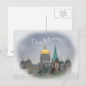 Des Moines Capitol Briefkaart (Voorkant / Achterkant)