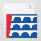 Des Moines city vlag Briefkaart (Voorkant / Achterkant)