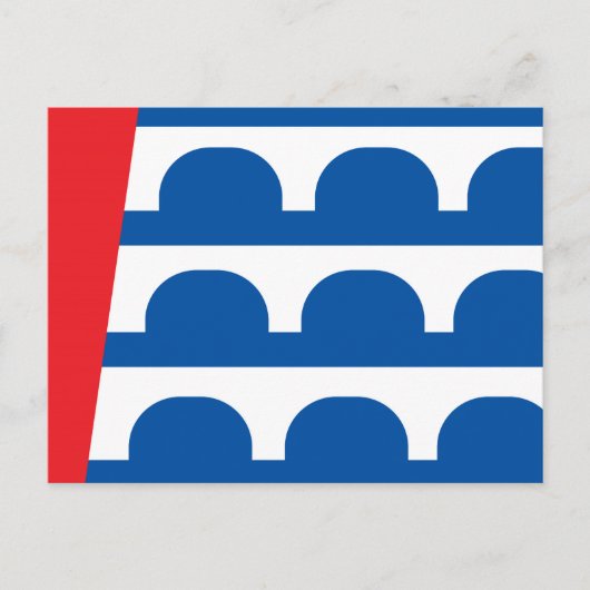 Des Moines city vlag Briefkaart (Voorkant)