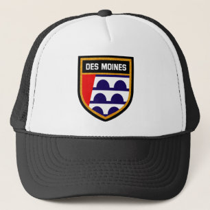 Des Moines Flag Trucker Pet