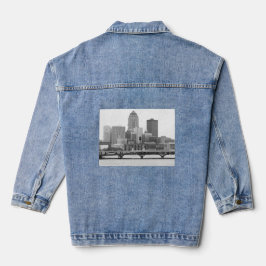 Des Moines in zwart-wit Denim Jacket