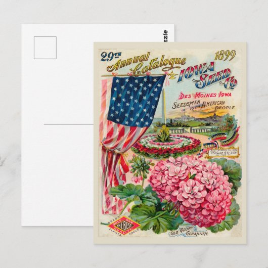 Des Moines, Iowa 1899 Briefkaart (Voorkant / Achterkant)