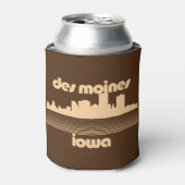 Des Moines, Iowa Blikjeskoeler (Blikje Voorkant)