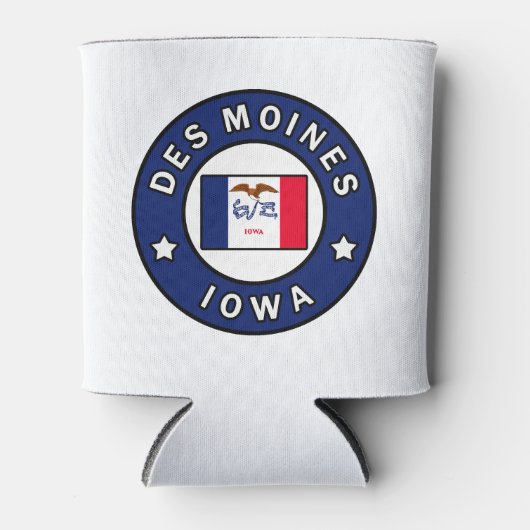 Des Moines Iowa Blikjeskoeler (Voorkant)