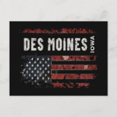 Des Moines Iowa Briefkaart (Voorkant)