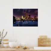 Des Moines, Iowa cityscape Poster (Keuken)