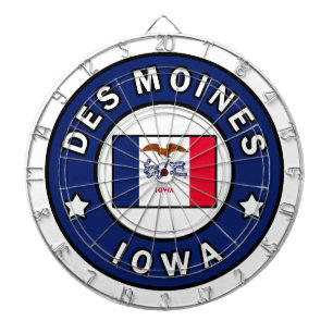 Des Moines Iowa Dartbord