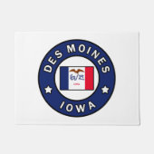 Des Moines Iowa Deurmat (Voorkant)
