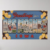 Des Moines, Iowa - Grote letterscènes 2 Poster (Voorkant)