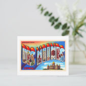 Des Moines Iowa IA  groot Briefkaart (Staand voorkant)