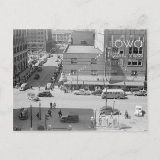 Des Moines, Iowa in 1940 Briefkaart