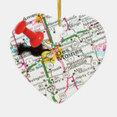 Des Moines, Iowa Keramisch Ornament (Voorkant)