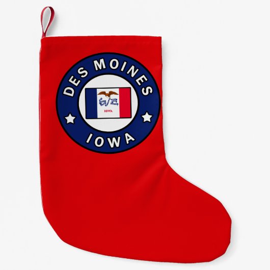 Des Moines Iowa Kleine Kerstsok (Voorkant)