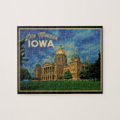 Des Moines Iowa Legpuzzel (Horizontaal)
