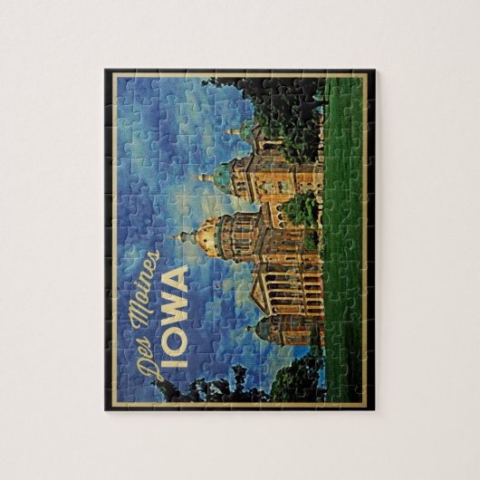 Des Moines Iowa Legpuzzel (Verticaal)