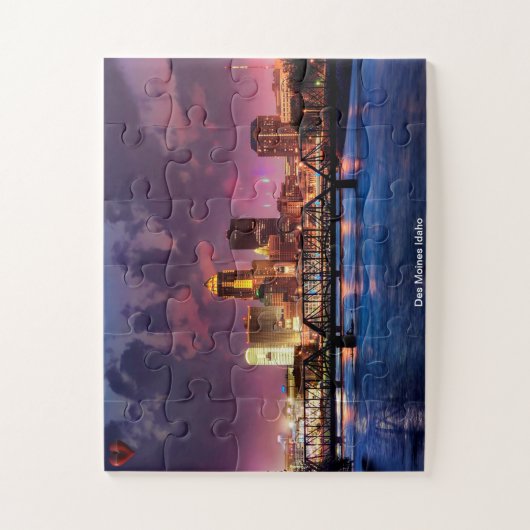 Des Moines Iowa Legpuzzel (Verticaal)