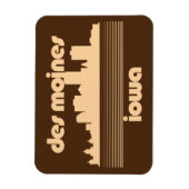 Des Moines, Iowa Magneet (Verticaal)