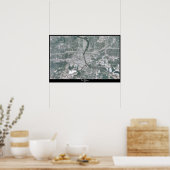 Des Moines, Iowa satellietposter Poster (Keuken)