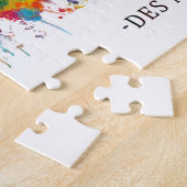 Des Moines Iowa Skyline Legpuzzel (Zijkant)