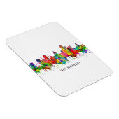 Des Moines Iowa Skyline Magneet (Rechterzijde)