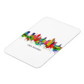 Des Moines Iowa Skyline Magneet (Linkerzijde)