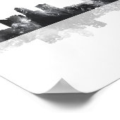 DES MOINES, IOWA SKYLINE POSTER (Hoek)