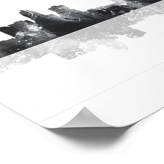 DES MOINES, IOWA SKYLINE POSTER (Hoek)