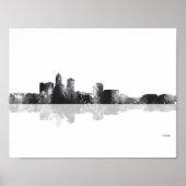 DES MOINES, IOWA SKYLINE POSTER (Voorkant)