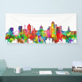 Des Moines Iowa Skyline Spandoek (Beurs)