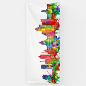 Des Moines Iowa Skyline Spandoek (Verticaal)