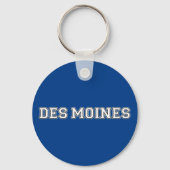 Des Moines Iowa Sleutelhanger (Voorkant)