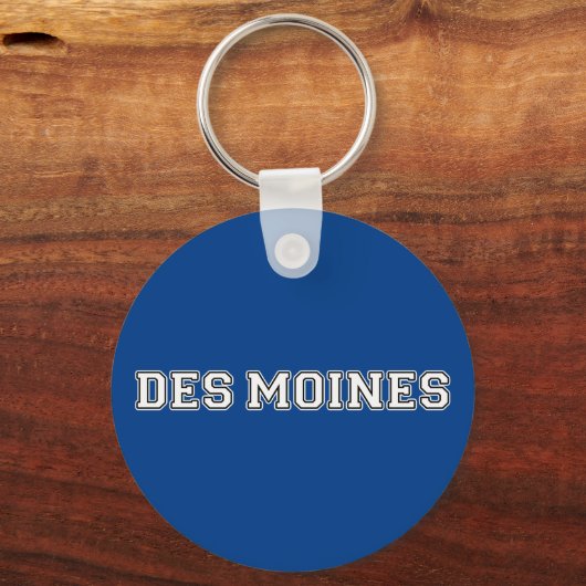 Des Moines Iowa Sleutelhanger (Voorkant)