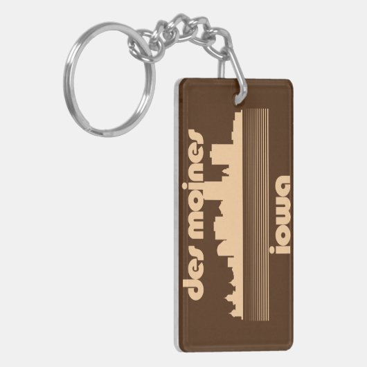 Des Moines, Iowa Sleutelhanger (Voorkant Links)