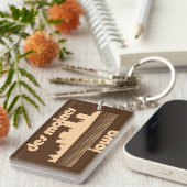 Des Moines, Iowa Sleutelhanger (Voorkant Rechts)