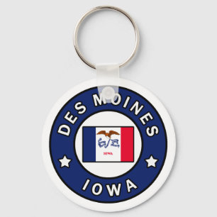 Des Moines Iowa Sleutelhanger